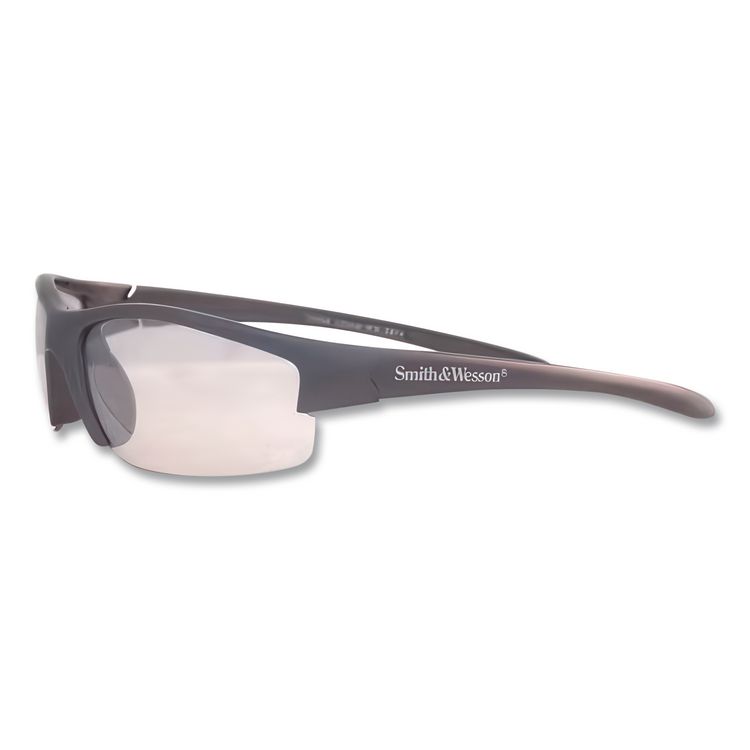 Equalizer Safety Eyewear, Gunmetal Half Frame, Clear Dual I/O Lens