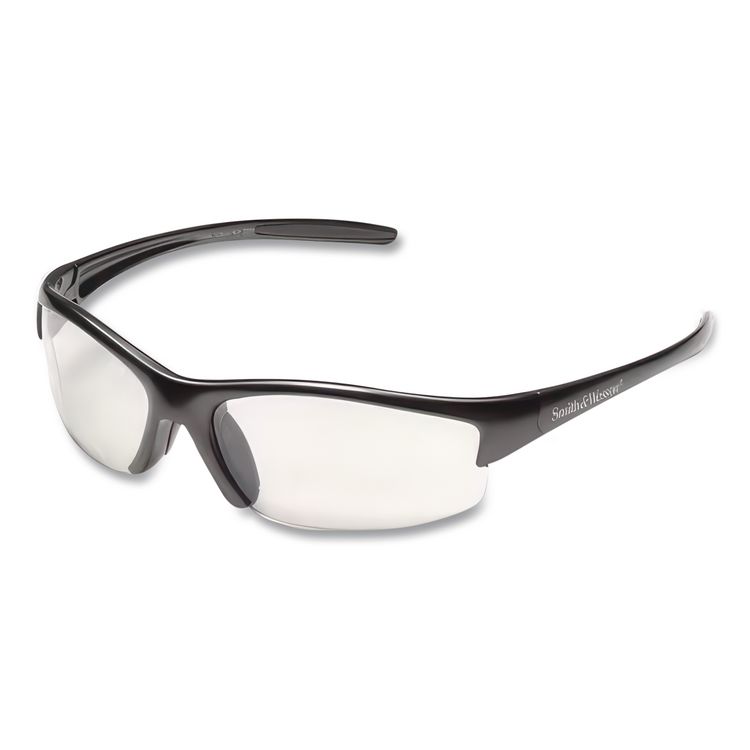 Equalizer Safety Eyewear, Gunmetal Half Frame, Clear Dual I/O Lens