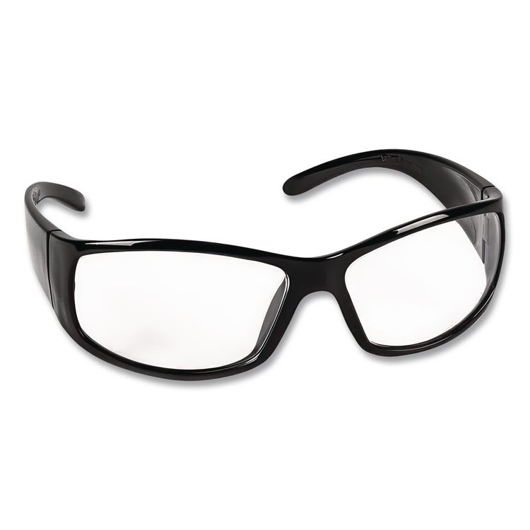 Elite Safety Eyewear, Black Full Frame, Clear Dual Lens