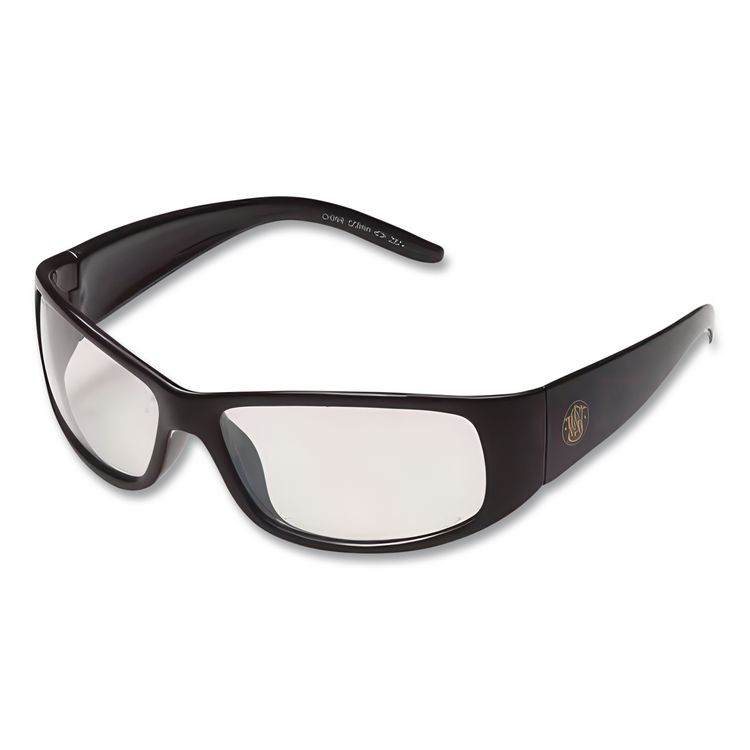 Elite Safety Eyewear, Black Full Frame, Clear Dual I/O Lens