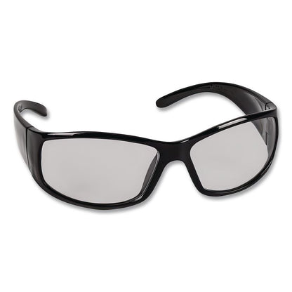 Elite Safety Eyewear, Black Full Frame, Clear Dual I/O Lens