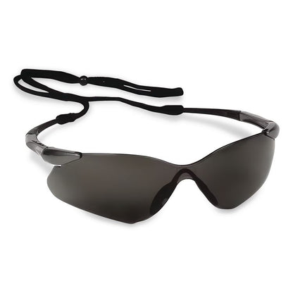 Nemesis VL Safety Glasses, Frameless, Smoke Single Lens