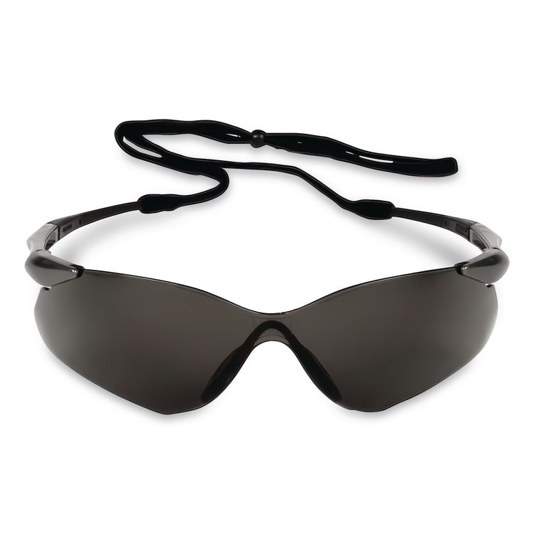 Nemesis VL Safety Glasses, Frameless, Smoke Single Lens