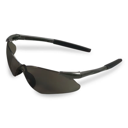 Nemesis VL Safety Glasses, Frameless, Smoke Single Lens