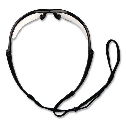 Nemesis Readers Safety Glasses, 2.0+ Diopter, Black Half Frame, Clear Dual Lens