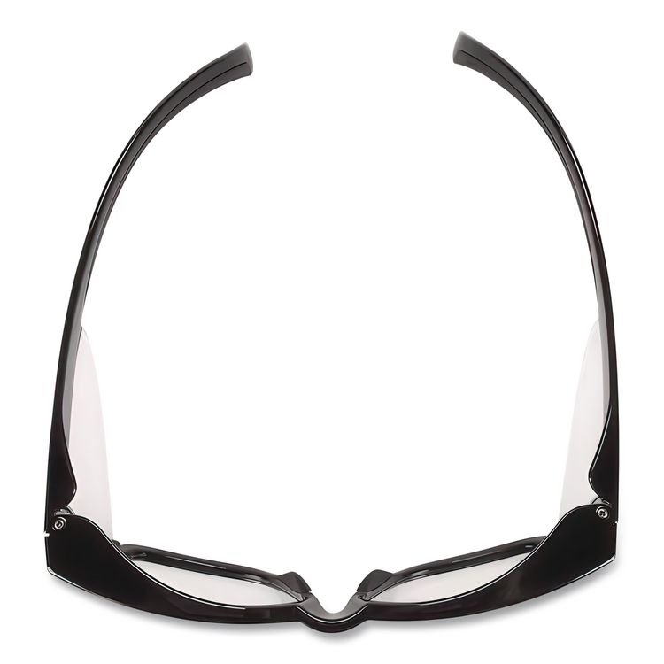 Maverick Safety Glasses, Black Full Frame, Clear Dual Lens, 12/Box