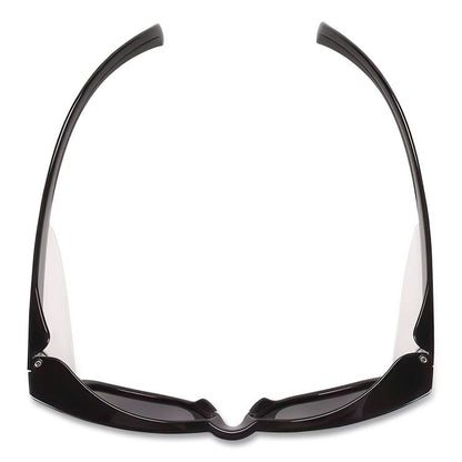 Maverick Safety Glasses, Black Full Frame, Smoke Dual Lens, 12/Box