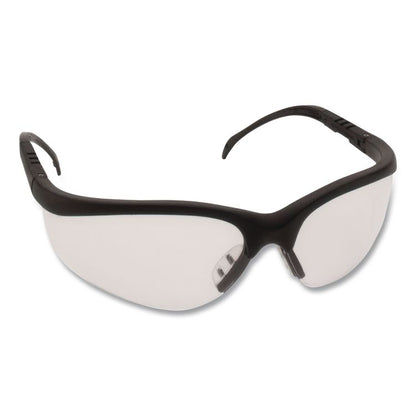 Klondike Magnifier Safety Glasses, 1.5+ Diopter, Black Half Frame, Clear Dual Lens