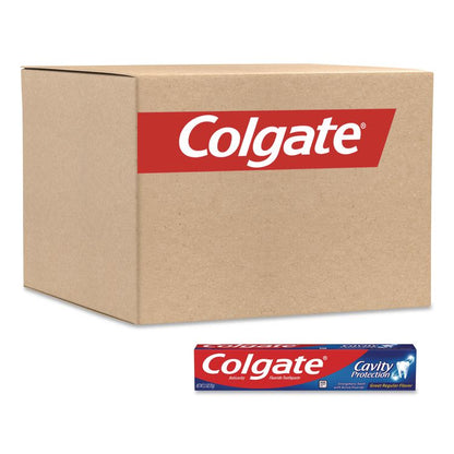 Cavity Protection Toothpaste, Regular Flavor, 2.5 oz Tube, 24/Carton