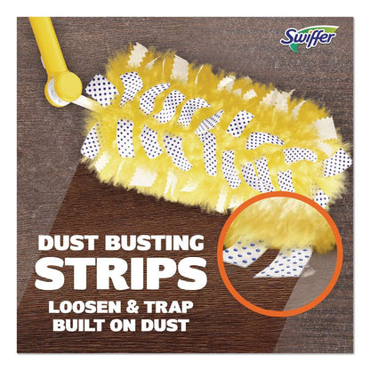 Heavy Duty Dusters with Extendable Handle, Plastic Handle Extends to 3 ft, 1 Handle and 3 Dusters/Kit, 6 Kits/Carton