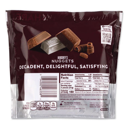 Nuggets Share Pack, Milk Chocolate, 9.2 oz Bag, 3/Pack