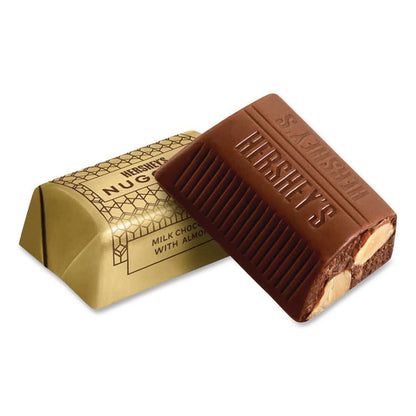 Nuggets Share Pack, Milk Chocolate with Almonds, 8.8 oz Bag, 3/Pack