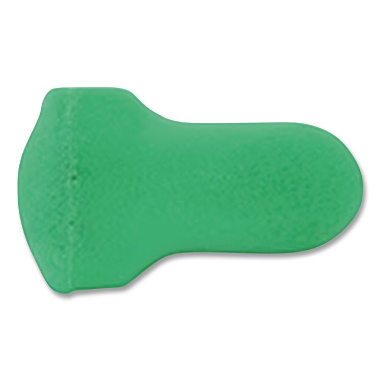 MAXIMUM Lite Single-Use Earplugs, Leight Source 500 Refill, 30 dB NRR, One Size Fits Most, Green Bell/T-Shaped Plugs, 500/Box