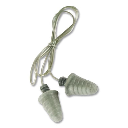 E-A-RSkull Screws Earplugs, Corded, Reusable, 32 dB NRR, One Size Fits Most, Silver Gray Threaded Bell Plugs, 120/Box