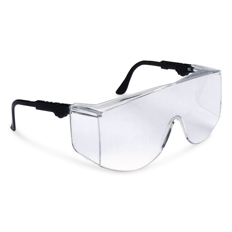 Tacoma Safety Glasses, Extra Large, Frameless OTG, Clear Single Lens