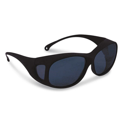 V50 OTG Safety Eyewear, Black Full Frame OTG, Blue Shade 5 VLT Dual Lens