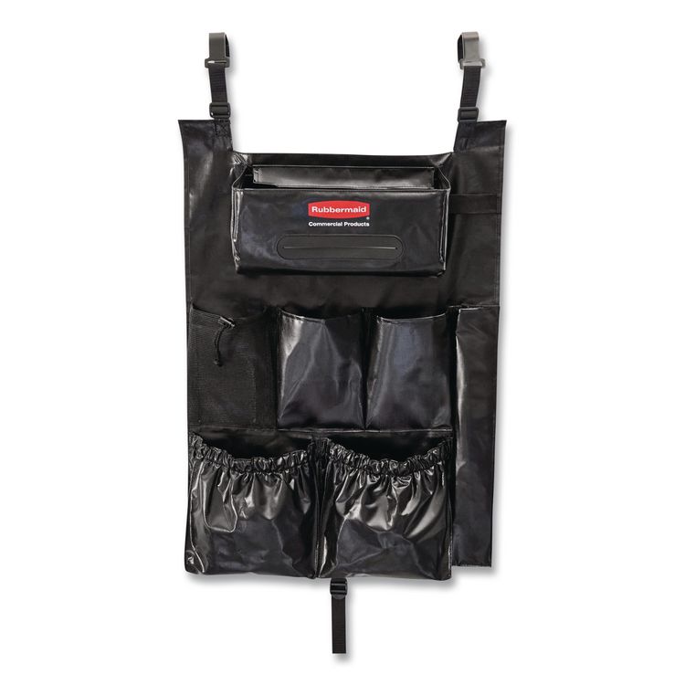 Tilt Truck Bag Organizer for Structural Foam and Rotomolded Tilt Trucks, 5.37 x 12, Black, 6/Carton