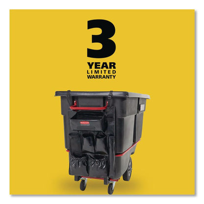 Tilt Truck Bag Organizer for Structural Foam and Rotomolded Tilt Trucks, 5.37 x 12, Black, 6/Carton