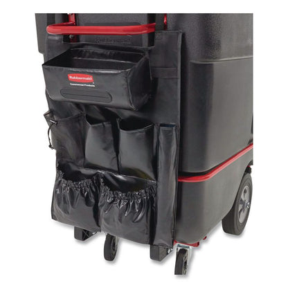 Tilt Truck Bag Organizer for Structural Foam and Rotomolded Tilt Trucks, 5.37 x 12, Black, 6/Carton