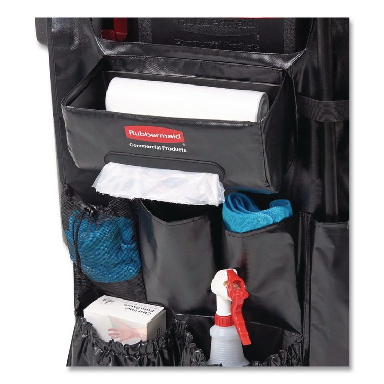Tilt Truck Bag Organizer for Structural Foam and Rotomolded Tilt Trucks, 5.37 x 12, Black, 6/Carton
