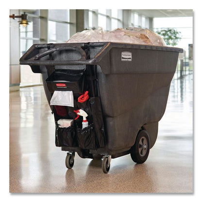 Tilt Truck Bag Organizer for Structural Foam and Rotomolded Tilt Trucks, 5.37 x 12, Black, 6/Carton