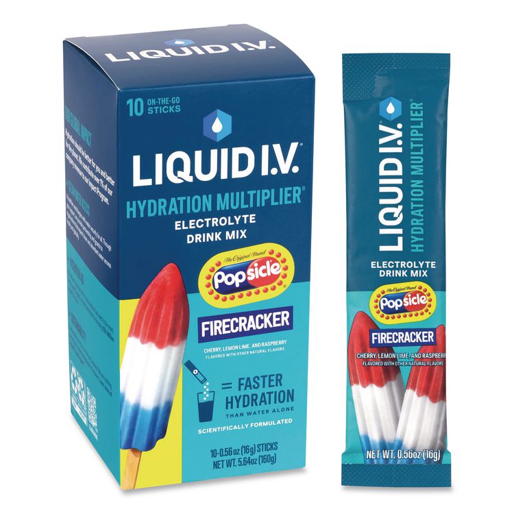 Hydration Multiplier Electrolyte Drink Mix Variety Pack, Assorted Flavors, Yields 16 oz per Stick, 30 Sticks/Carton
