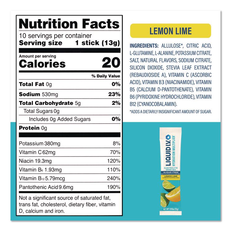 Hydration Multiplier Electrolyte Drink Mix Variety Pack, Assorted Flavors, Yields 16 oz per Stick, 30 Sticks/Carton