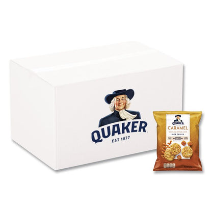Rice Crisps, Caramel, 0.91 oz Bag, 60 Bags/Carton