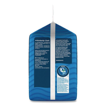 Fresh Care Flushable Cleansing Cloths, 1-Ply, 5 x 7.25, White, 168/Pack, 8 Packs/Carton