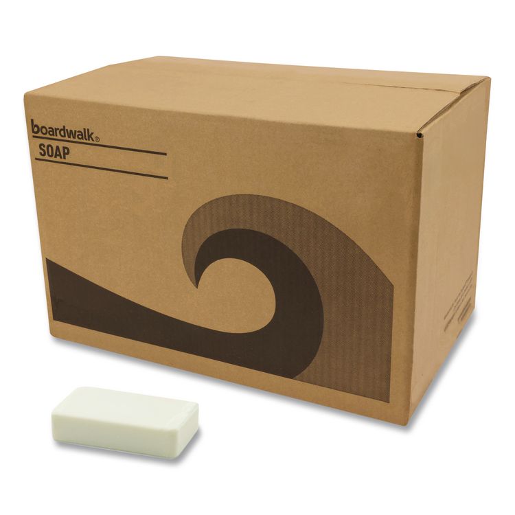 Face and Body Amenity Soap, Unwrapped, Floral Scent, # 3 Bar, 144/Carton