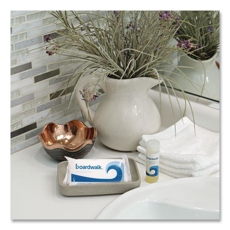 Face and Body Amenity Soap, Flow Wrapped, Floral Scent, # 1 1/2 Bar, 500/Carton