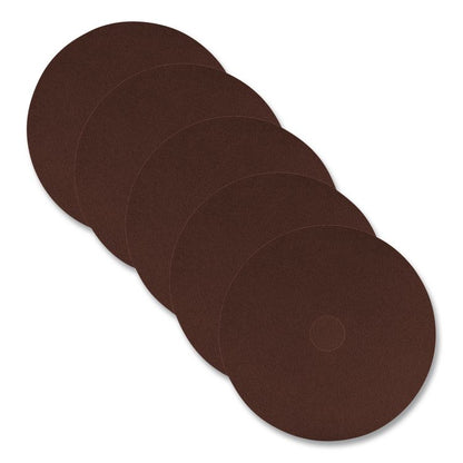 Stripping Pad, 20" Diameter, Burgundy, 5/Carton