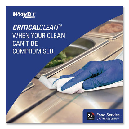 Heavy-Duty Foodservice Cloths, 1-Ply, 12.5 x 15, White, 300 Sheets/Box