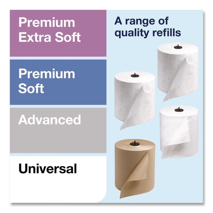 Matic Automatic Hand Towel Roll Dispensers, 15.4 x 9.8 x 16.1, White