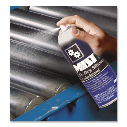 Si-Dry Silicone Spray Lubricant, 11 oz Aerosol Can, 12/Carton
