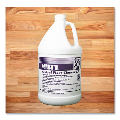 Neutral Floor Cleaner EP, Lemon Scent, 1 gal Bottle