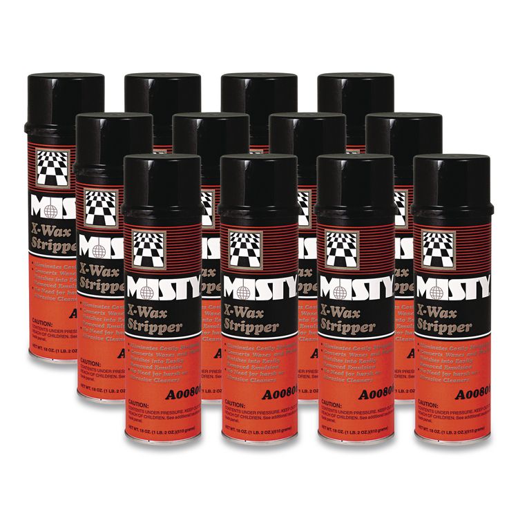 X-Wax Floor Stripper Spray, 18 oz Aerosol Spray