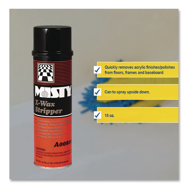 X-Wax Floor Stripper, 18 oz Aerosol Spray