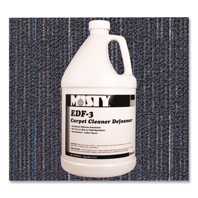 EDF-3 Carpet Cleaner Defoamer, Unscented, 1 gal Bottle, 4/Carton