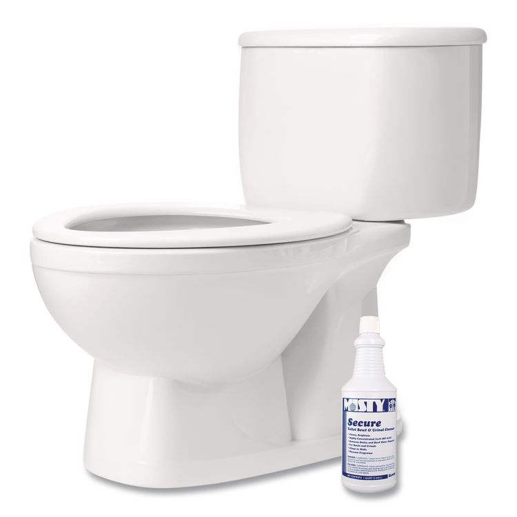 Secure Hydrochloric Acid Bowl Cleaner, Mint Scent, 32 oz Bottle, 12/Carton