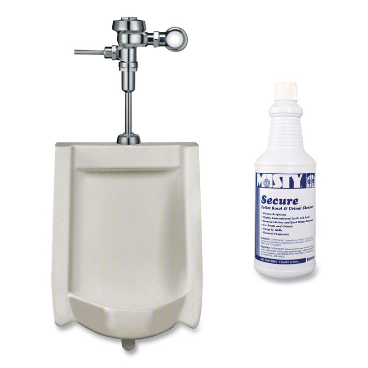 Secure Hydrochloric Acid Bowl Cleaner, Mint Scent, 32 oz Bottle, 12/Carton