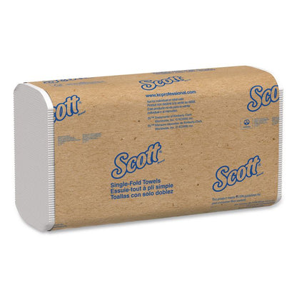 Essential Single-Fold Towels, Absorbency Pockets, 9.3 x 10.5, 250/Pack, 16 Packs/Carton