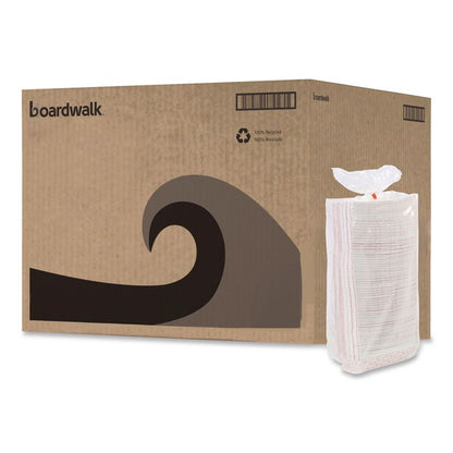 Paper Food Baskets, 3 lb Capacity, Red/White, 500/Carton