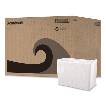 1/4-Fold Lunch Napkins, 1-Ply, 11.8 x 11.2, White, 6,000/Carton