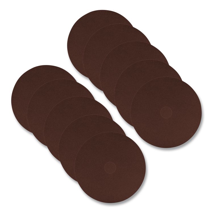 EcoPrep EPP Specialty Pads, 13", Maroon, 10/Carton
