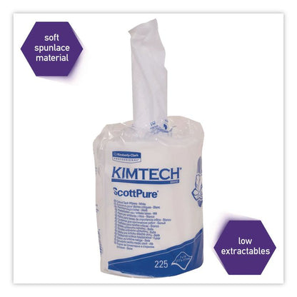 SCOTTPURE Critical Task, Center-Pull Roll Jr., 7 x 7, White, 225/Roll, 6/Carton