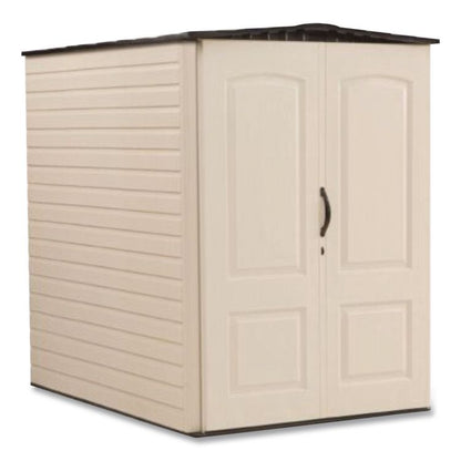 Vertical Storage Shed, 159 cu ft, 5 ft x 6 ft, Sandalwood