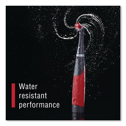 Multi-Purpose Cordless Battery Power Scrubber, Red/White Nylon Bristles, 12.68" Brush, 7" Red/Black Handle