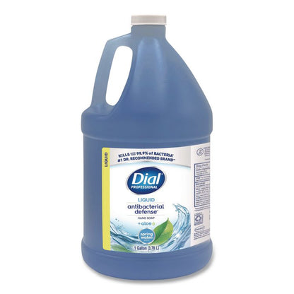Antibacterial Defense Liquid Hand Soap, Spring Water Scent, 1 gal, 4/Carton