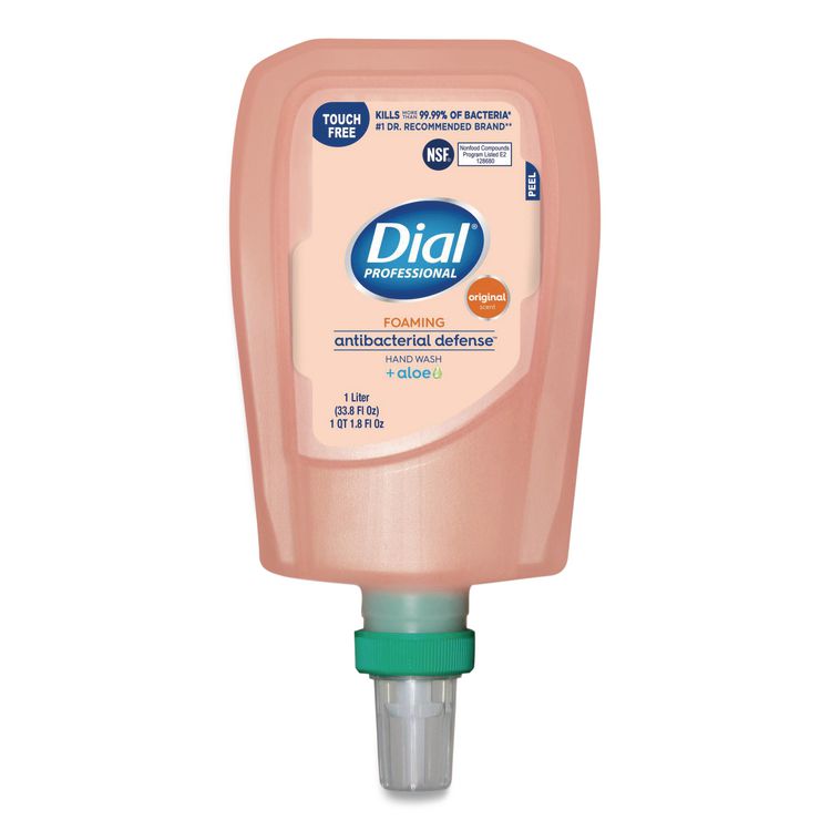 Antibacterial Defense Foaming Hand Wash Refill for FIT Touch Free Dispenser, Original Scent, 1 L, 3/Carton